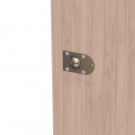 PUSH BUTTON CATCH LOCK / BRASS